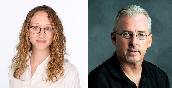 Headshots of Rachel Mendleson and Steve Buist